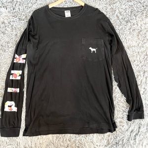 Black “PINK” brand long sleeve shirt